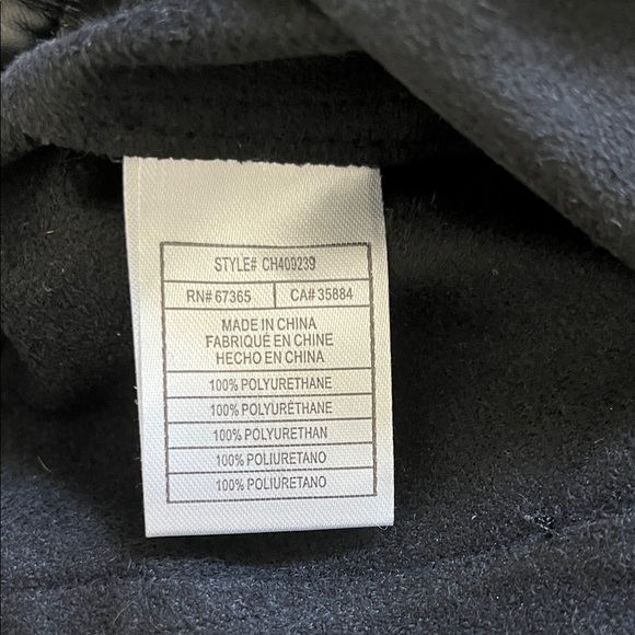 cupcakes & cashmere Black Faux Leather Zip-Front Pencil Skirt - Picture 4 of 4